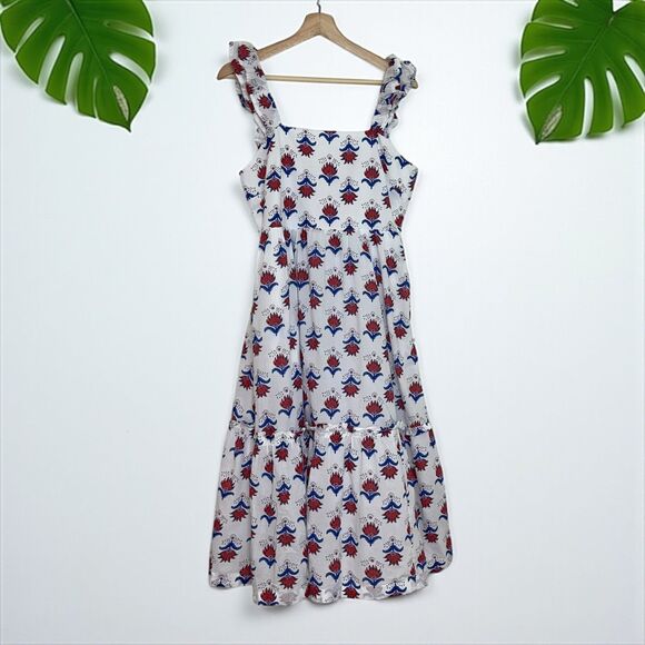 J. Crew Squareneck Midi Dress - Picture 4 of 12